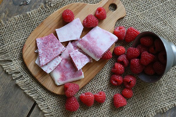 Raspberry Coconut Bark