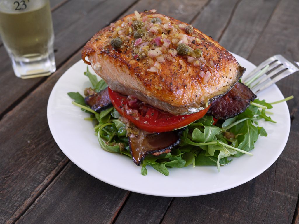 Salmon BLT Stacks